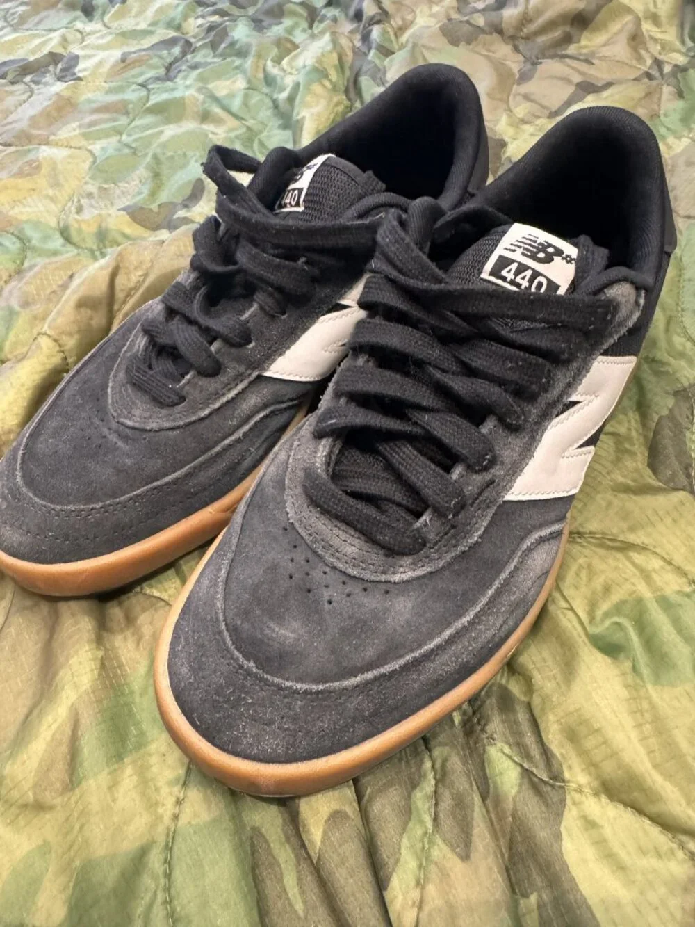 New Balance Numeric 440 Black Gum Skate Shoes NM440BNG